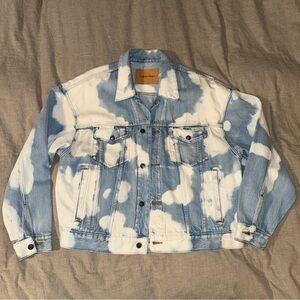 CK Blue and White Denim Jacket